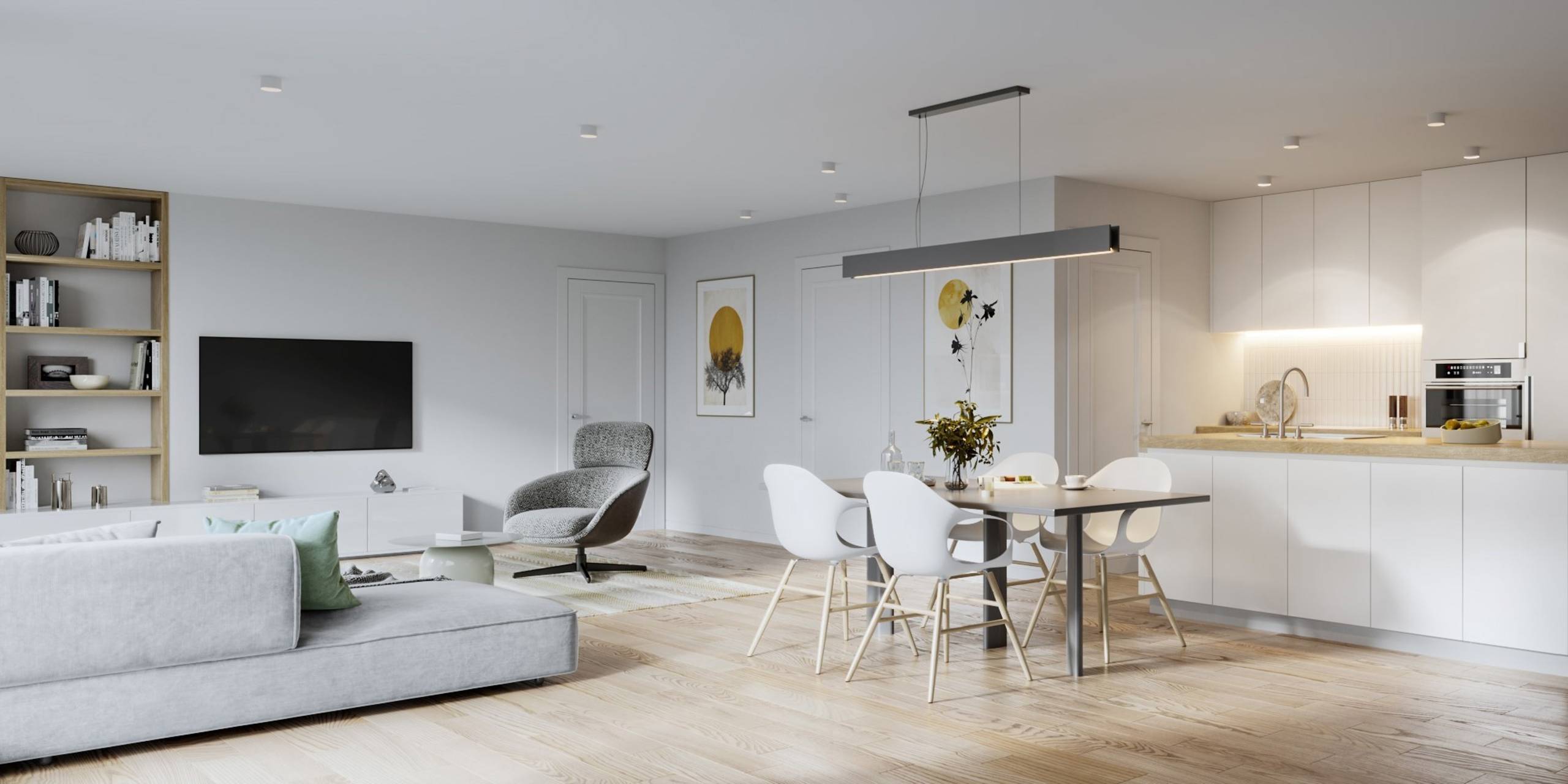 Drieslaapkamer appartement met ruim terras - foto 4