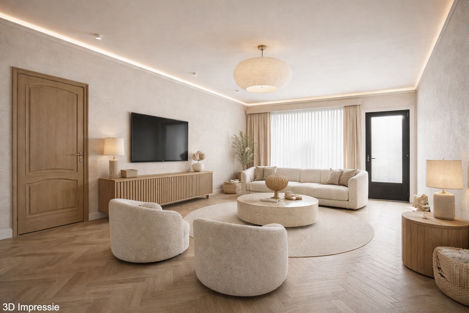 ZEER RUIME WONING MET 4 SLPK EN GARAGE NABIJ HEIST CENTRUM - foto 3