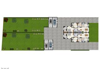 Opbrengsteigendom - Betonnen gebouw bestaande uit 4 ruime appartementen en 4 garageboxen - Verhuurd aan 6000 EUR INDELING Dit...