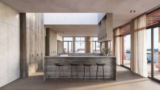 <span>Ontdek de exclusieve penthouse in het prestigieuze nieuwbouwproject 'Montevideo Residence'. Dit schitterende pand baadt in natuurlijk licht en biedt prachtige uitzichten. U zult genieten van een luxueuze afwerking en een verfijnd ontwerp, verzorgd door de gerenommeerde interieurarchitect Arjaan De Feyter. Bovendien beschikt het pand over een terras van 110 m² en een adembenemend dakterras van maar liefst 115 m². Wilt u de kans niet missen om in dit exclusieve pand te wonen? Neem dan vandaag nog contact met ons op voor meer informatie en plattegronden via het nummer 03/233 24 00.<br /><br />Dit exclusieve project bevindt zich op het trendy Eilandje, op wandelafstand van het Red Star Line-museum, het MAS en het Droogdokkenpark. Geniet van de nabijheid van hoogwaardige winkels, restaurants, supermarkten en uitstekende verbindingen met het openbaar vervoer.<br /></span>