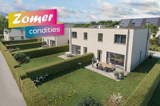 Stap binnen in jouw toekomstig huis, een oase van rust in een groene omgeving. Deze prachtige duurzame en energiezuinige A+ halfopen woning bestaat uit twee bouwlagen. Dit is een specifieke PURE woning, waarbij het keuzetraject al is ingevuld, vraag hieromtrent een afspraak voor meer duiding.<br />Het gelijkvloers biedt modern comfort met inkomhal, apart toilet, wasplaats met warmtepomp en berging, ingerichte keuken met toestellen en aansluitende living. Op de eerste verdieping vind je drie gezellige slaapkamers, een luxueuze badkamer met inloopdouche en een apart toilet voor extra gemak. Bijhorende technische ruimte met D-ventilatie. Je tuin wordt omheind en je beschikt over een eigen aangelegde parkeerplaats.<br /><br />Prijs excl. aankoopkosten en btw.<br /><br />Meer info via 09 280 60 60 of info@durabrik.be.<br />Download de brochure op https://www.durabrik.be/nl/nieuwbouwprojecten/puurs-sint-katharinastraat<br />*beelden zijn indicatief