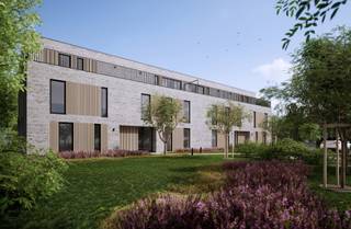 Uitzonderlijk kwalitatief afgewerkt nieuwbouwappartement van ca. 135 m² op een goed bereikbare locatie.<br /><br />Het appartement telt drie ruime slaapkamers. De leefruimte geeft uit op het zuidgerichte terras van 24m² met mooi zicht op het groen. <br /><br /><strong>Bijzonderheden</strong><br />Smaakvolle vloeren<br />High-end keuken uitgerust met Miele-toestellen<br />Geothermische warmtepompen van Viessmann, uiterst energiezuinig<br />Grote raampartijen met driedubbele beglazing voor optimale geluidsisolatie<br />Automatische zonnescreens<br />Zonnepanelen<br />Lift en ondergrondse staanplaatsen<br />Bovengrondse fietsberging en ondergrondse berging<br />Veiligheidsdeur<br />Camerabewaking op het domein<br /><br />Lasten 200 EUR/maand