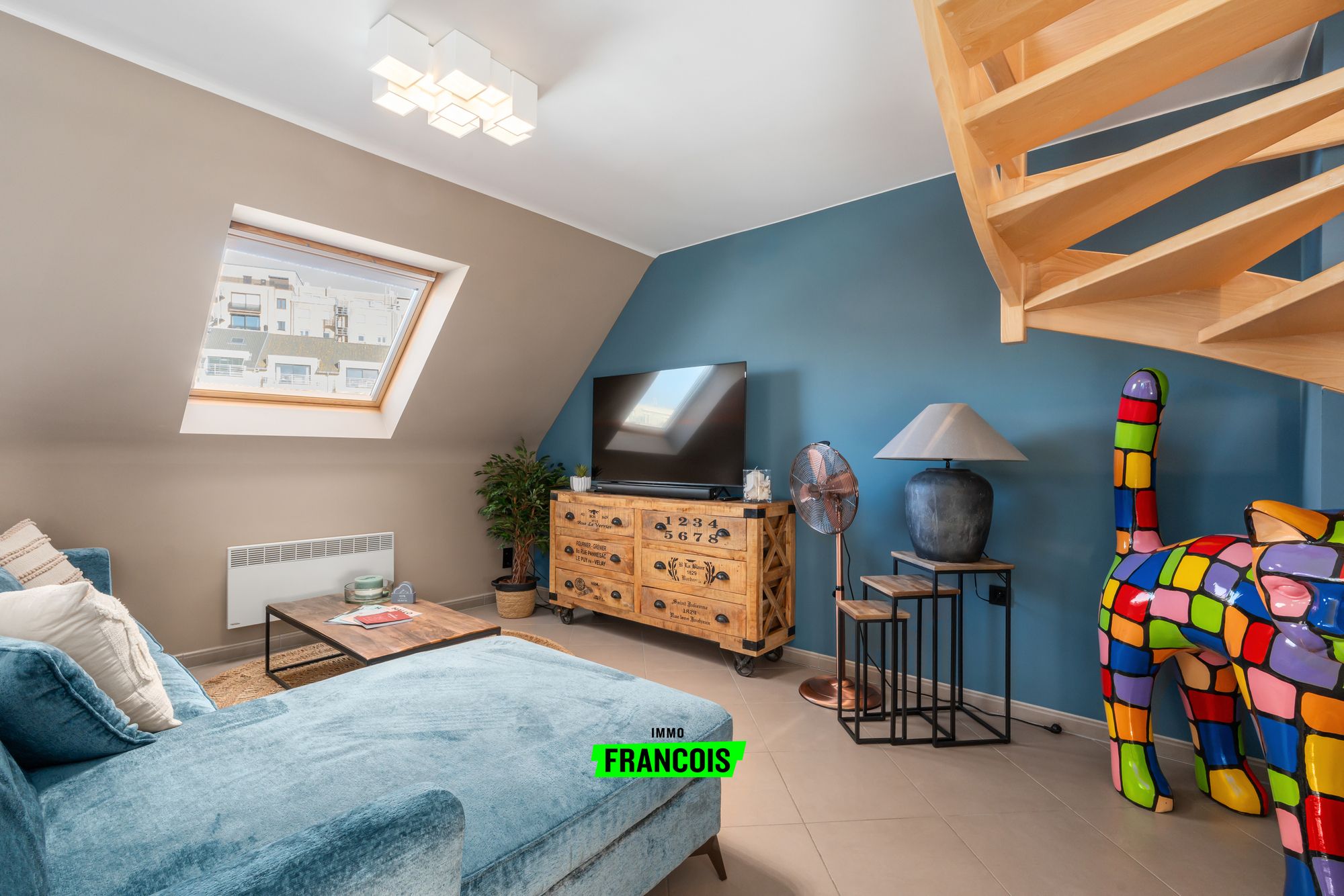 Stijlvol gerenoveerd duplexappartement met zonnig terras op topligging nabij zee in Blankenberge - foto 4