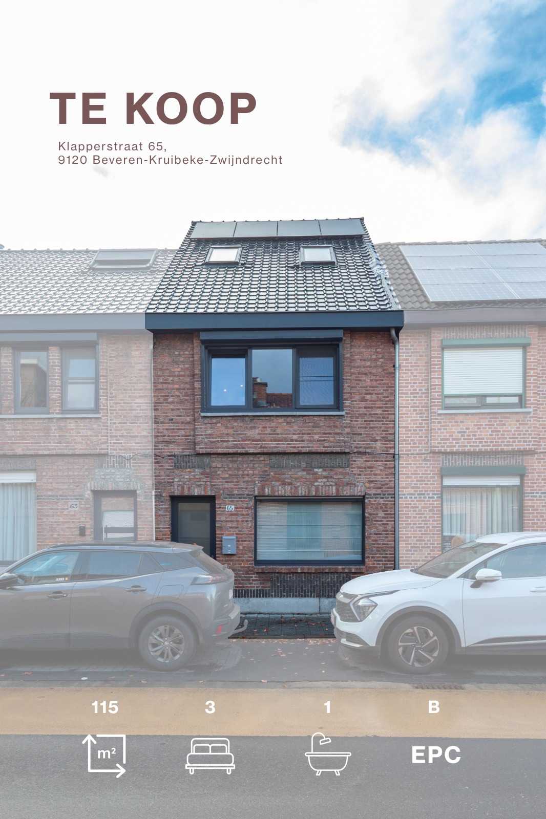 Maison à vendre à Beveren avec 3 chambres - photo 1