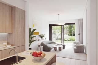 Telefoon: 02 318 18 08 - Spring Gardens biedt stijlvolle, moderne appartementen in het hart van de populaire wijk Cimetière d'Elsene! Ontworpen met royale volumes en prachtige buitenruimtes, biedt deze residentie ongeëvenaard comfort en garandeert tegelijkertijd een uitzonderlijke energie-efficiëntie. Dit innovatieve project is uitgerust met warmtepompen en fotovoltaïsche panelen en maakt gebruik van geothermische energie, een milieuvriendelijke en energiezuinige keuze. De oplevering is gepland voor begin 2026 en deze hoogwaardige ontwikkeling biedt een unieke kans om te profiteren van een verlaagd btw-tarief van 6% (onder voorwaarden), in plaats van de gebruikelijke 21%.