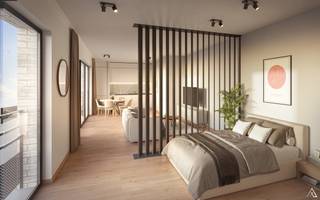 Découvrez ce grand studio de 52m² avec coin nuit séparé.Situé dans un quartier dynamique, ce studio offre un espace de vie intelligemment conçu avec...