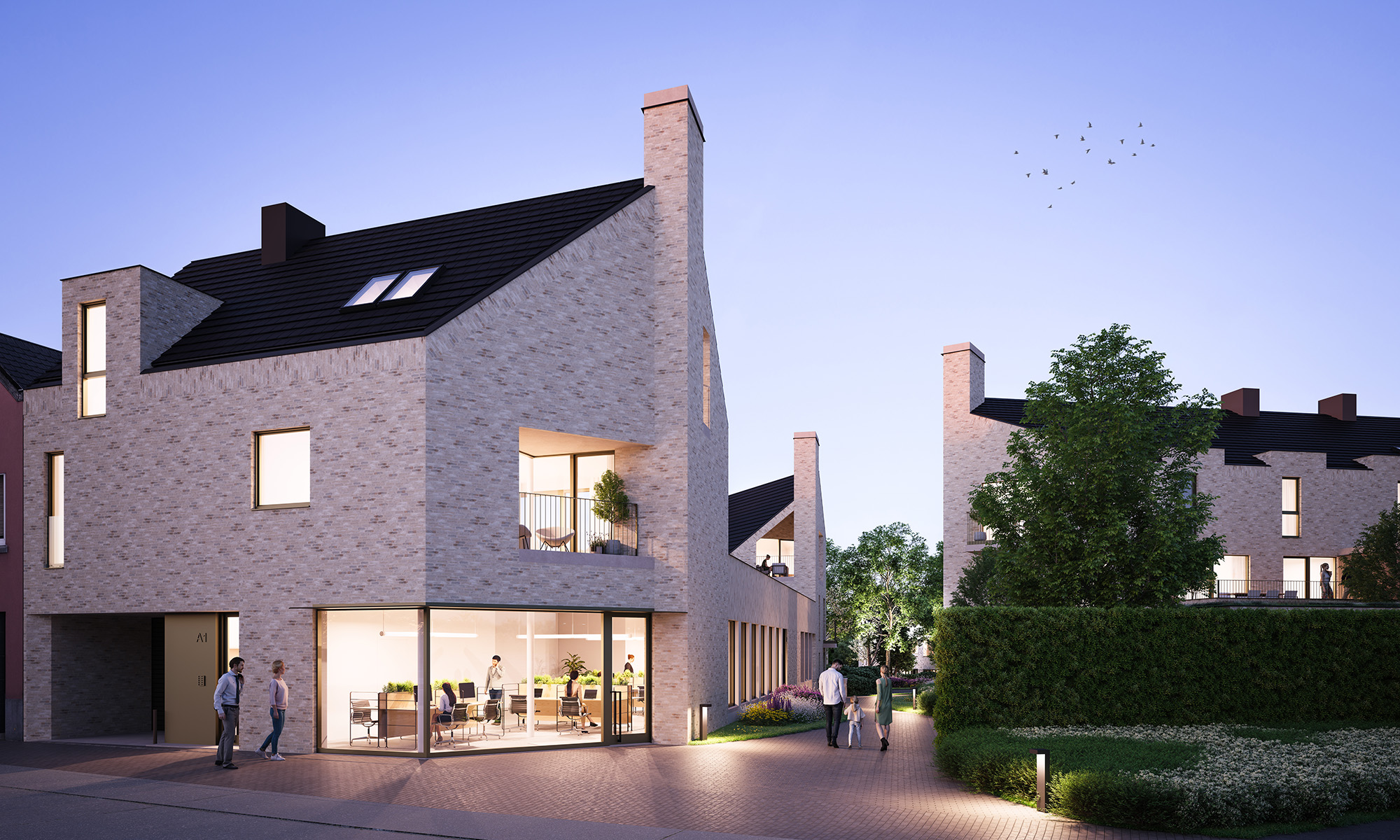 POIR: 55 appartementen en woningen in het centrum van Lennik - foto 3