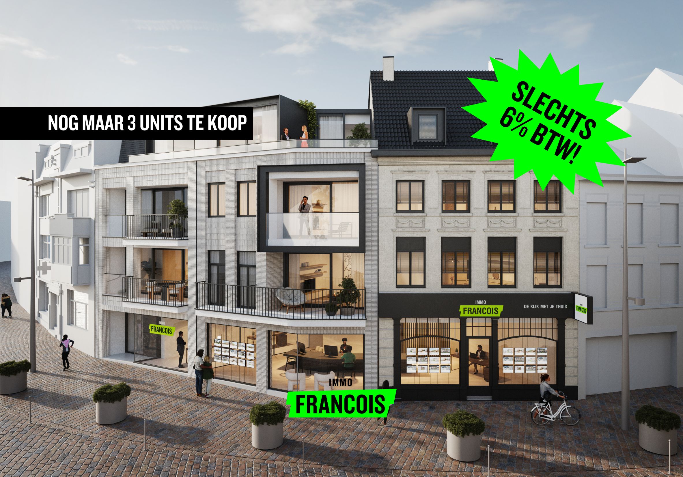 Uniek nieuwbouwproject 'Belle Fort' aan de Markt van Tielt - foto 1
