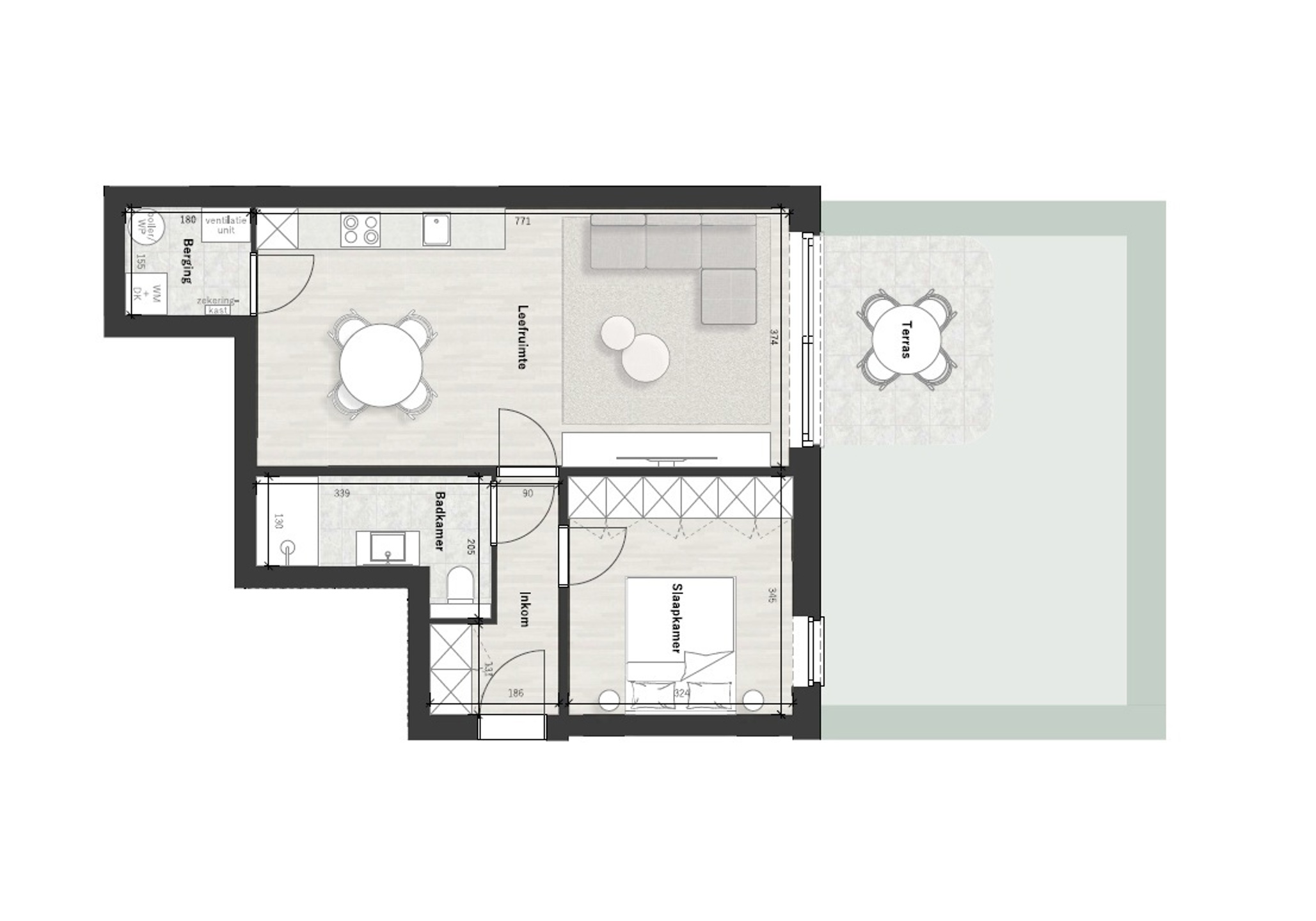 Apartment for sale in Ravels with 1 bedroom - photo 4