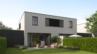 Lot 2 is een moderne halfopen woning met 3 slaapkamers en een slimme indeling die elke vierkante meter benut. Er is bovendien een praktische carport en een handige tuinberging met plaats voor fietsen, gereedschap en extra opslag.

Je woont in een rustige, groene buurt aan de rand van het centrum – de ideale plek om helemaal tot rust te komen. De kinderen wandelen vlot naar de basisschool en jij fietst in geen tijd naar het centrum van Harelbeke of Kortrijk.

De woning wordt volledig afgewerkt opgeleverd: keuken, badkamer en vloeren inbegrepen. De afwerking kies je zelf, helemaal volgens jouw smaak.

Dankzij warmtepomp, vloerverwarming en zonnepanelen woon je energiezuinig en toekomstgericht, met een E peil van 20 en lage energiekosten.

Meer weten over deze woning? Contacteer onze nieuwbouwadviseur of download de projectbrochure.