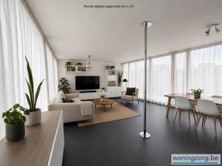 Dit gezellige dakappartement is gelegen in een rustige zijstraat van de Veemarkt en ligt daarmee zeer centraal in Mechelen. Op een aantal minuutjes wandelen bereik je horeca, winkels, supermarkt, openbaar vervoer en het treinstation Mechelen - Nekkerspoel. <br /><br />Je komt met een persoonlijke lift-code onmiddellijk uit in de ruime woonkamer van het appartement met aansluitend de open keuken. De leefruimte is voorzien van veel raampartijen wat zorgt voor zeer veel lichtinval en geeft toegang langs beide kanten op een terras. Het grootste terras heeft tevens een prachtig zicht op de Sint-Romboutstoren.<br />Er is alsook een grote slaapkamer met aanpalend een badkamer voorzien van een douchecabine, toilet en lavabo. Beneden is er nog een privé berging voorzien. Er is een privé parking onder het gebouw die vrij mag gebruikt worden na de kantooruren en in het weekend. Tijdens de kantooruren kan er met een bewonerskaart in de nabijgelegen straten geparkeerd worden of in de ondergrondse parking op de Veemarkt.<br /><br />Ideaal appartement voor mensen die graag willen genieten van alles wat de Mechelse binnenstad te bieden heeft op wandelafstand.<br />Gemeenschappelijke lasten: Vaste kost van € 75,- per maand voor de elektriciteit en het onderhoud van de gemeenschappelijke delen en de lift <br />Beschikbaar vanaf 1 september <br />EPC C <br /><br />Vraag eenvoudig jouw bezoek aan via een reactie op het zoekertje!