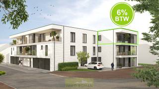 POSSIBILITÉ D'ACHAT À 6 % DE TVA ! Cet appartement neuf fait partie de la toute nouvelle Résidence Flandrien ! Ce projet résidentiel sera réalisé à l'angle de la Kapellestraat et de la Grote Herreweg à Ruien, commune de Kluisbergen. La Résidence Flandrien comprendra au total 10 appartements élégants qui offrent une occasion unique de vivre confortablement au cœur des Ardennes flamandes. Découvrez vite tous les atouts de ce projet, tels que les terrasses spacieuses, les garages au rez-de-chaussée, etc.<br />La disposition de cet appartement est la suivante : hall d'entrée, salon et salle à manger avec cuisine attenante, toilettes séparées, débarras, 2 chambres et une salle de bains équipée d'une douche et d'un lavabo. De plus, vous profiterez d'une terrasse avec vue sur le Kluisbos !<br />Des garages et des places de parking sont proposés en option.<br />De plus, pour les 4 premiers appartements vendus avec garage, une place de parking supplémentaire d'une valeur de 12 500 € (hors frais) est offerte gratuitement ! La livraison de ce projet est prévue pour fin 2025.<br />Plus d'informations ? Contactez Matthias Roman : 0485 53 17 16