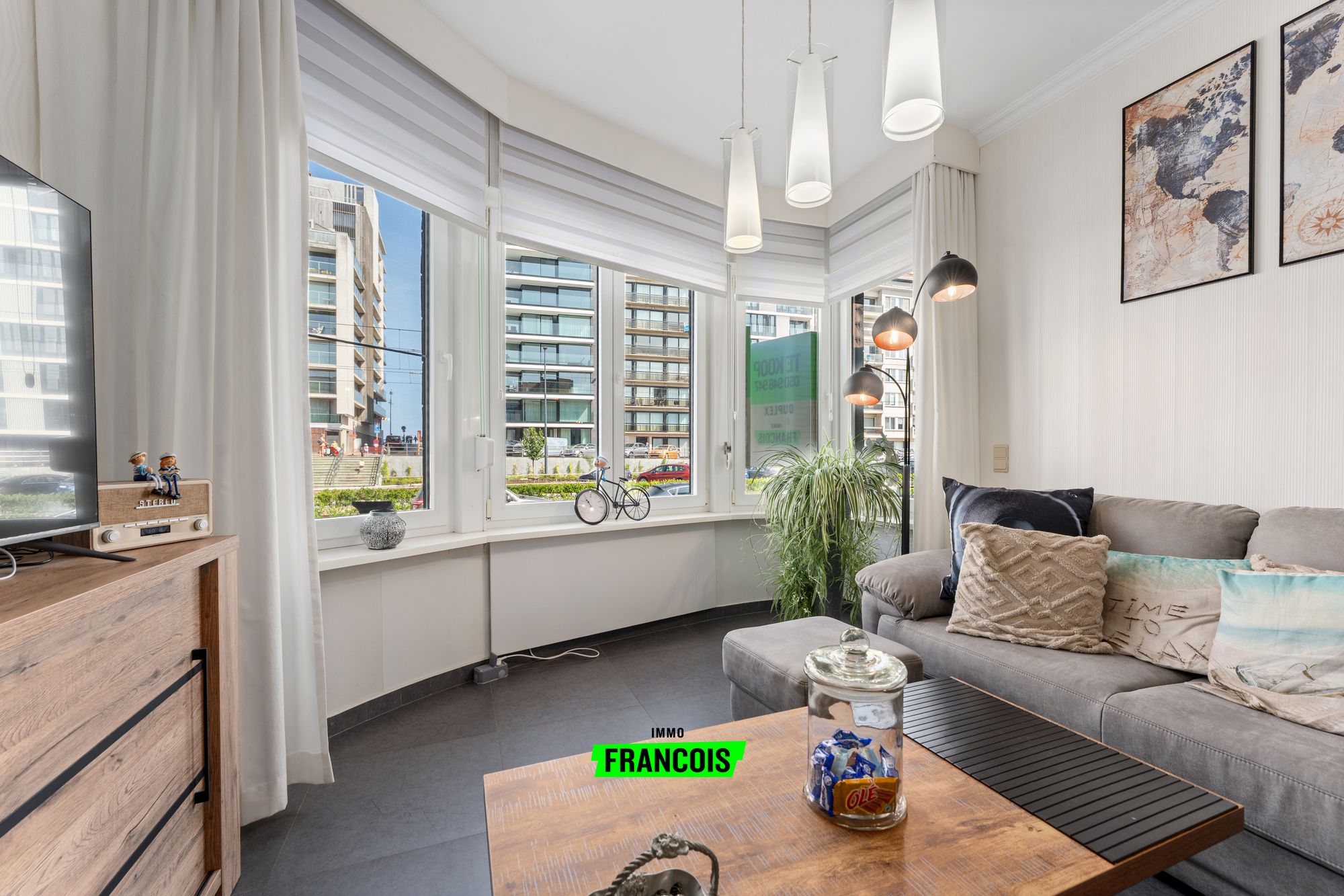 Gerenoveerd duplexappartement met garage en zonnige tuin te Blankenberge - foto 4