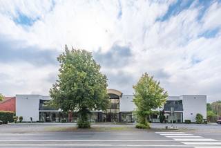 Riant handelspand met bijhorende opslaplaatsen en een royale woonst. De locatie aan het op- en afrittencomplex van de E313 in Boirs geniet...