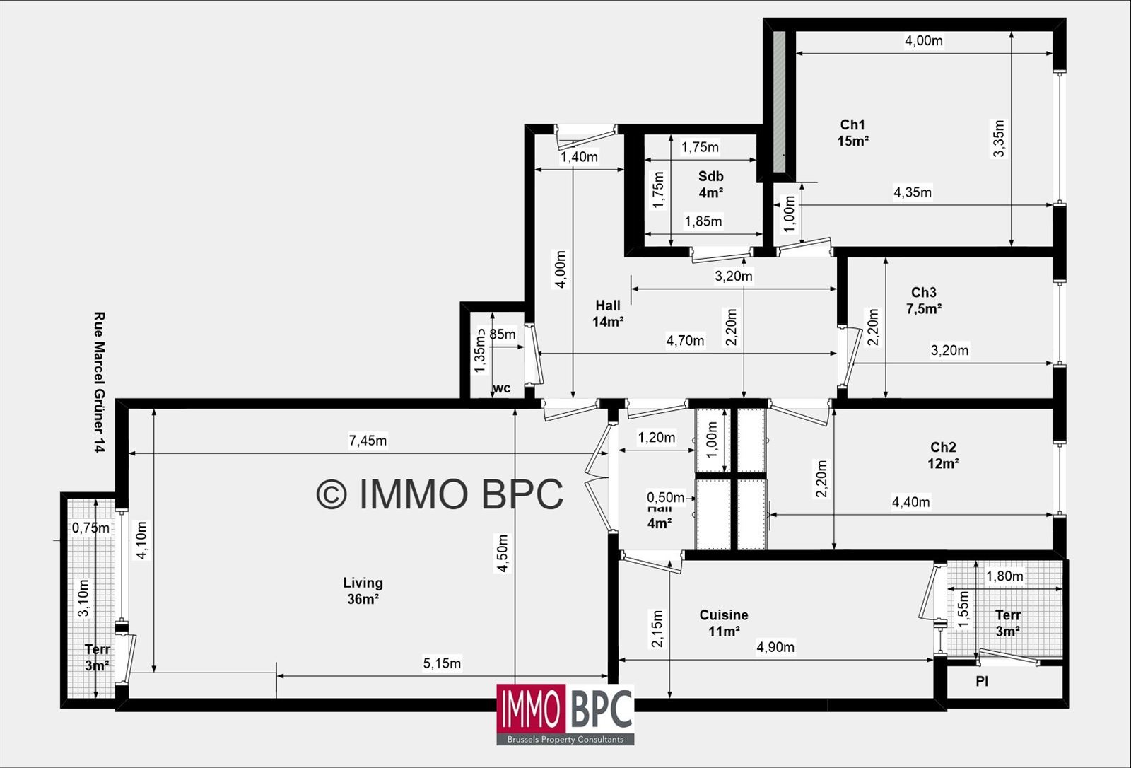 APPARTEMENT MET 3 SLAAPKAMERS, TERRAS EN MOGELIJKHEID TOT AANKOOP GARAGE - foto 4