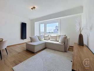 Op een toplocatie in het bruisende centrum van Westende-Bad, op slechts enkele stappen van het strand en de tramhalte, bevindt zich dit volledig gerenoveerde en instapklare appartement met één slaapkamer. Dankzij de centrale ligging geniet u van een vlotte bereikbaarheid en bevinden winkels, horecazaken en alle voorzieningen zich op wandelafstand.<br /><br />Bij het betreden van het appartement komt u in de inkomhal die rechtstreeks toegang biedt tot de ruime slaapkamer. Verder beschikt het appartement over een stijlvolle badkamer met douche en een apart toilet. Achteraan bevindt zich de lichtrijke leefruimte met een open, volledig ingerichte keuken. Vanuit de woonkamer geniet u van een aangenaam uitzicht, wat zorgt voor een extra gevoel van ruimte en licht.<br /><br />Het appartement werd volledig gerenoveerd met kwalitatieve materialen en is tot in de puntjes afgewerkt, waardoor u zonder enige zorgen onmiddellijk kunt intrekken. Of u nu op zoek bent naar een tweede verblijf aan zee, een vaste woonst of een interessante investering, dit appartement biedt alle troeven om jarenlang zorgeloos te genieten van de Belgische kust.