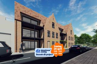 <span><span><strong>--- NIEUWBOUWZONDAG ---<br />BEZOEK DIT PROJECT OP ZONDAG 26 APRIL<br />VAN 10:00 - 12:00 &amp; 13:00 - 16:00</strong></span></span><br /><br /><br /><span><span>Residentie <strong>'Het zonnig hoekje' </strong>verwijzend naar het klein naambordje die op de oorspronkelijk site aan de voorgevel van de woning ging, heeft zijn naam niet gestolen. Het is werkelijk een uniek plekje in de binnenstad van Diksmuide (op wandelafstand van de grote markt) vertoevend in alle rust en badend in de zon. De residentie zal herrijzen op de hoek van de Rosemarijnstraat en de Fuselierstraat. Omringd door groen en zicht op het vestingpark. Ondergronds realieert de bouwheer plaats voor wagens (keuze tussen <strong>staanplaatsen of garages</strong>), <strong>fietsenstalling en bergruimte </strong>(individueel per appartement). Residentie 'Het zonnig hoekje' telt 3 verdiepen met telkens 4 appartemeten per verdiep. Op het gelijkvloers zijn 2 appartementen afzonderlijk toegankelijk via een inkomdeur aan straatzijde.<br /><br />Residentie 'het zonnig hoekje' beschikt over 12 ruime appartementen met <strong>1 of 2 slaapkamers</strong> en een <strong>totale oppervlakte van 78 m² tot 118 m².</strong>  Daarnaast beschikt elk appartement ook over 1 of meerdere <strong>zongerichte terrassen van 7 m² tot 19 m²</strong>. Verder heeft u momenteel nog <strong>vrije keuze in de afwerking</strong> van de keuken, badkamer en de vloer van uw appartement. Het lastenboek voorziet ruime mogelijkheden voor de koper om zijn eigen accent te leggen in de verdere afwerking. (ruime budgetten voorzien voor verdere afwerking - op te vragen bij makelaar) <br /><br />Bij de ontwikkeling werd door de bouwheer een bijzondere aandacht besteed aan <strong>kwalitatieve en duurzame materialen</strong> in combinatie met een <strong>unieke en karaktervolle architectuur</strong> (architectenbureau Vanhoorn-Maeckelbergh) passend bij deze rustgevende locatie. Naast de vormgeving zijn ook de keuze van technieken hierbij van essentieel belang, hierbij koos men resoluut voor uiterst energiezuinige en vernieuwende methodes. Ieder appartement zal afgewerkt worden met <strong>vloerverwarming</strong>, aangestuurd door een <strong>warmtepomp </strong>(lucht/water). tevens beschikt ieder appartement over <strong>zonnepanelen</strong> individueel aangesloten (geen gasaansluiting meer in deze residentie).  <br /><br />Dit ruim appartement op het gelijkvloers beschikt over <strong>1 ruime slaapkamer</strong>, een zonning terras aan straatzijde, alles samen ruim <strong>85m² bewoonbare oppervlakte</strong> en ruim <strong>13m² aan terras.</strong> <br /><br /><strong>Bijzondere aandacht voor:</strong></span></span>
<ul>
	<li><span><span>Kleinschalige residentie, lage gemeenschappelijke kosten; </span></span></li>
	<li><span><span>Uiterste rustige ligging doch dicht bij het centrum;</span></span></li>
	<li><span><span>Modernste technologie (warmtepomp, zonnepanelen,...)</span></span></li>
	<li><span><span>Karaktervolle en unieke architectuur;</span></span></li>
	<li><span><span>Ruime appartementen met veel lichtinval;</span></span></li>
	<li><span><span>De gekozen technieken laten ook toe om uw appartement in de zomer te koelen!</span></span></li>
	<li><span><span>...</span></span></li>
</ul>
<span><span>!! Aankoop aan het <strong>voordeel-tarief van 6% is mogelijk</strong> !!<br /><br />Kom langs op kantoor en ontvang <strong>een unieke verkoopbrochure van Residentie het zonnig hoekje</strong>.<br /><br />Bent u op zoek naar een prachtig en ruim appartement in een kleinschalige residentie <strong>als investering of als eigen bewoning</strong>?<br />Kom dan snel even langs bij ons op kantoor voor meer uitleg! <strong>Contacteer ons via 051 50 11 51. </strong></span><br /><em><span>Opleveringsdatum na te vragen bij ons op kantoor. </span></em></span>