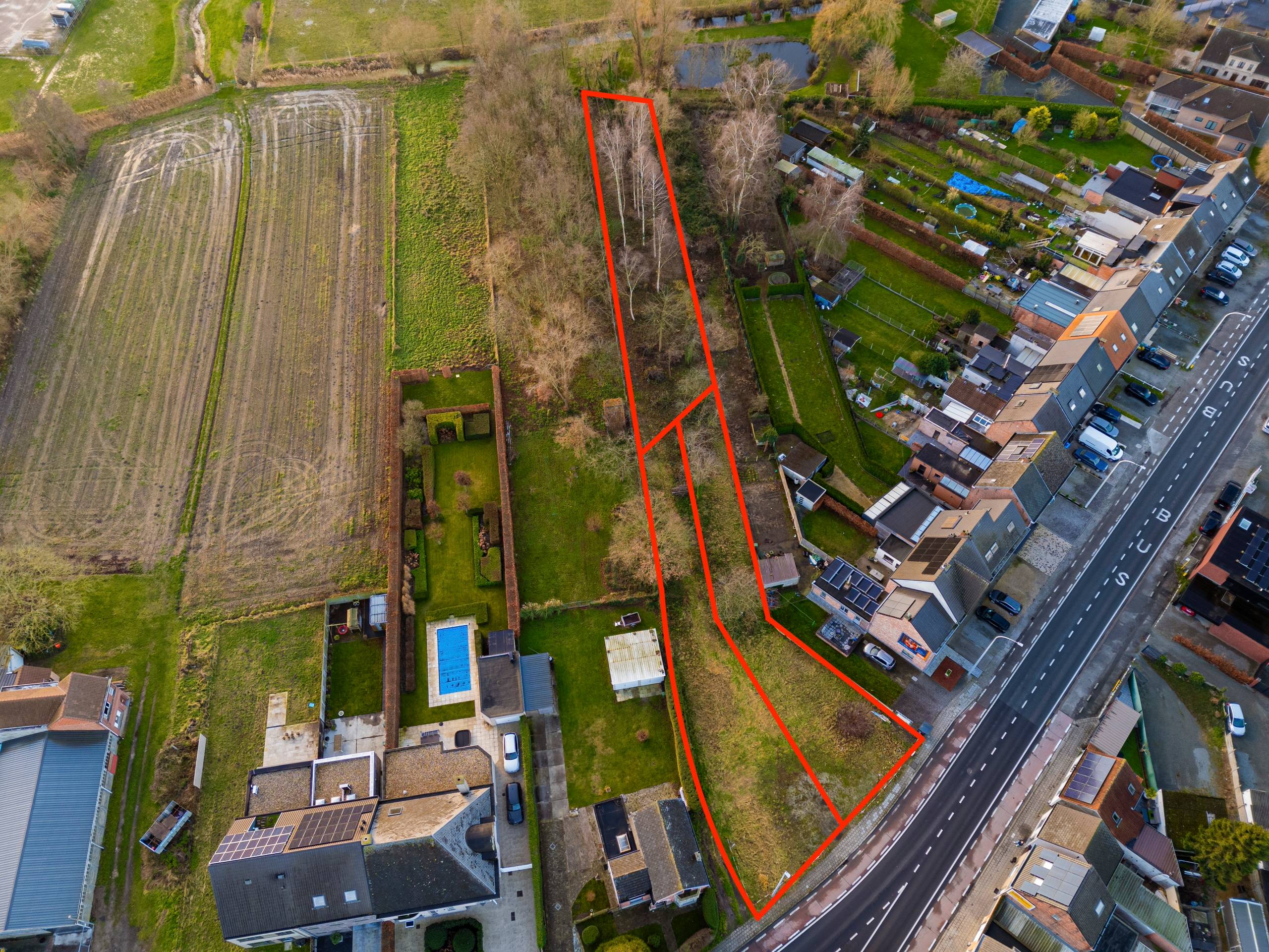 Mooie bouwgrond voor halfopen bebouwing in Appels - foto 2