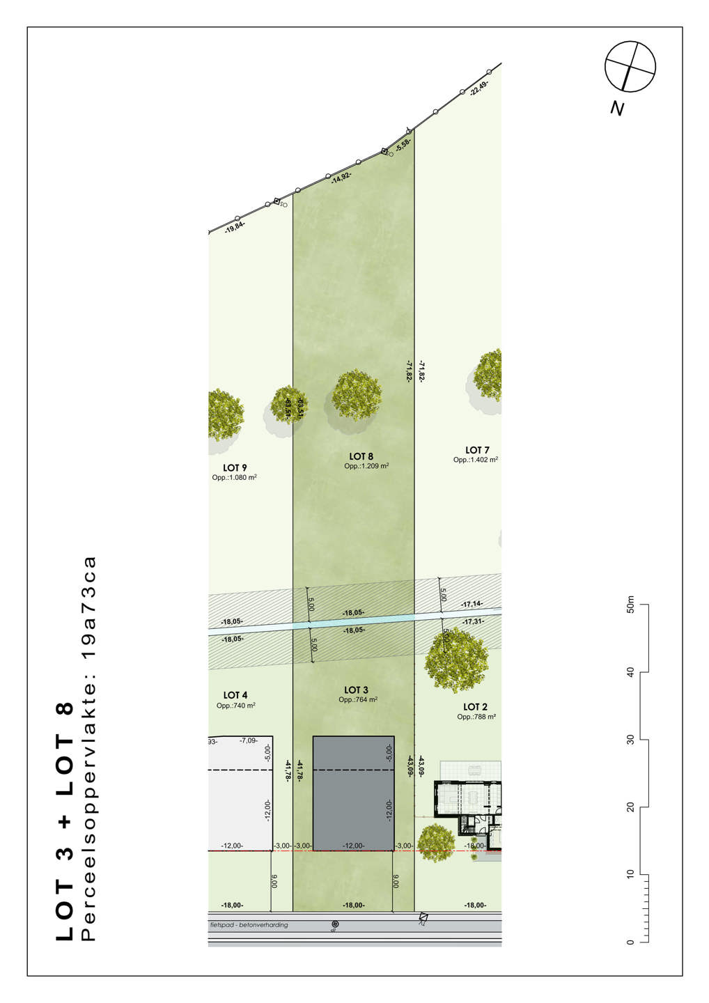 Bouwgrond open bebouwing met vergund plan - 1973m² - foto 4