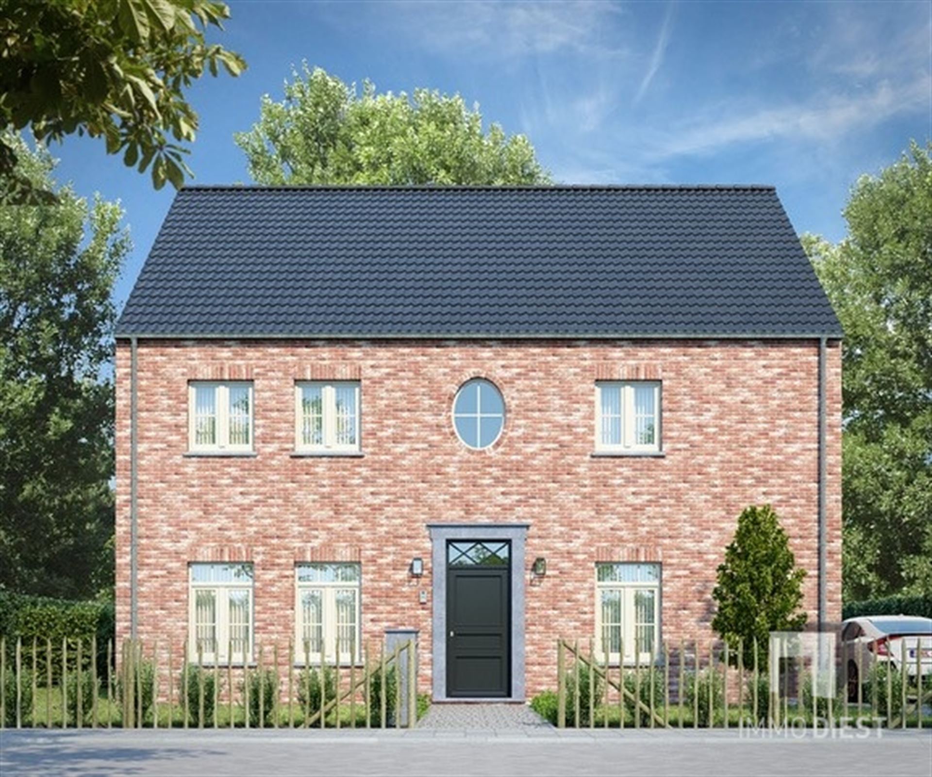 Nog te bouwen villa op knappe bouwgrond voor open bebouwing 18,66are - foto 2