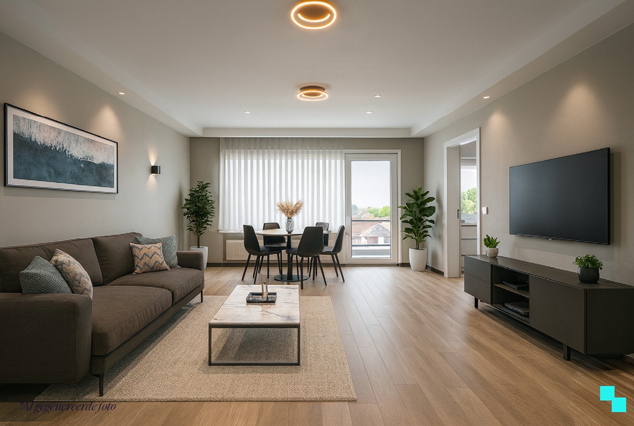 Gunstig gelegen en energiezuinig 2-slaapkamerappartement te Izegem - foto 1