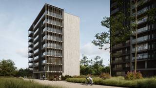 Wonen aan een publiek toegankelijk en groen kasteelpark, vlakbij Kasteel Blauwhuis dat volledig gerenoveerd en gerestaureerd werd, dat klinkt ongetwijfeld als een sprookje. Deze casco kantoorruimte in Kasteeltoren 1, gelegen in de derde en laatste fase van het project beschikt over een bruikbare vloeroppervlakte van ca. 104m². Er zijn nog 2 andere kantoorruimtes van 84m² en 130m² aanwezig. De ruimtes kunnen ook passend zijn voor uitbating vrij beroep. Langs de Patrick Sercudreef kom je over de brug op de projectsite terecht en het te realiseren plein tussen de tweede en derde fase. De nieuw aan te leggen brug over de omwalling geeft bovendien rechtstreeks toegang tot het kasteelpark. Er wordt opnieuw gekozen voor een stijlvolle en tijdloze architectuur in een high-end segment van Govaert & Vanhoutte. Met de toepassing van het geothermisch warmtepompsysteem voor individuele centrale verwarming (vloerverwarming) en sanitair warm water en extra aandacht voor passieve koeling en akoestiek maakt men van duurzaamheid en wooncomfort een prioriteit. Het BEO-veld waar de boringen zich bevinden wordt bovendien eigendom van de gebouwen. De ruwbouwwerken zijn reeds volop aan de gang en men verwacht in februari 2024 reeds wind- en waterdicht te zijn. Neem ook gerust een kijkje op de projectwebsite www.blauwpoorte.be | 051 67 67 57 www.bordes.be