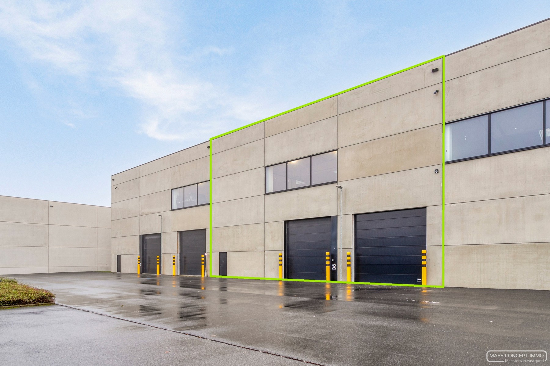 Nieuwbouw magazijn te koop van 1084 m2 bij E17 en Waregem centrum - foto 2