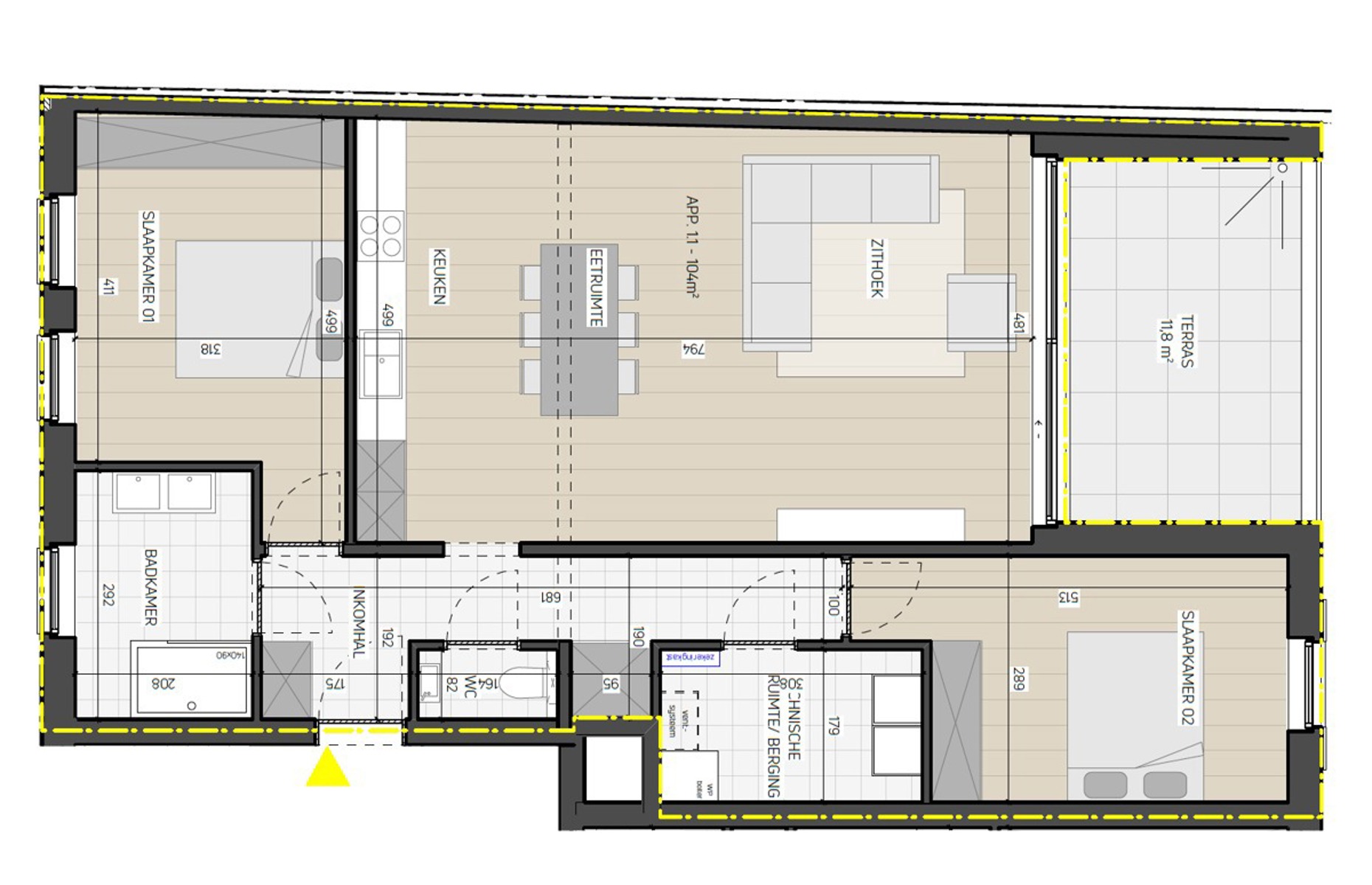 Appartement à vendre à Rijkevorsel avec 2 chambres - photo 2