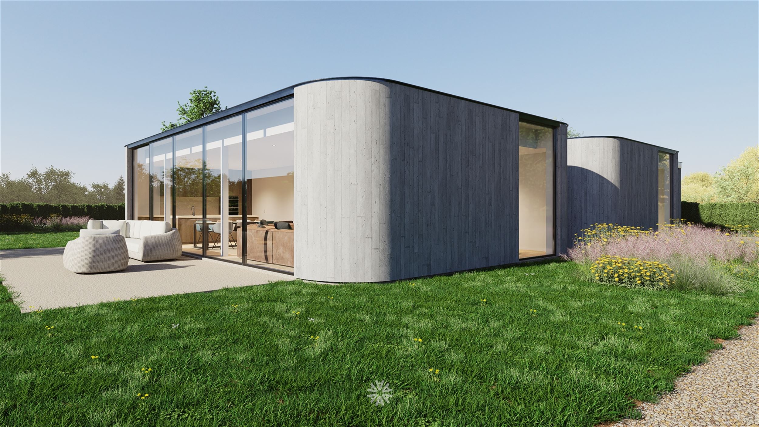 Architecturale patiovilla op een zonnig en rustig perceel in tweede bouwlijn te Merelbeke - foto 5