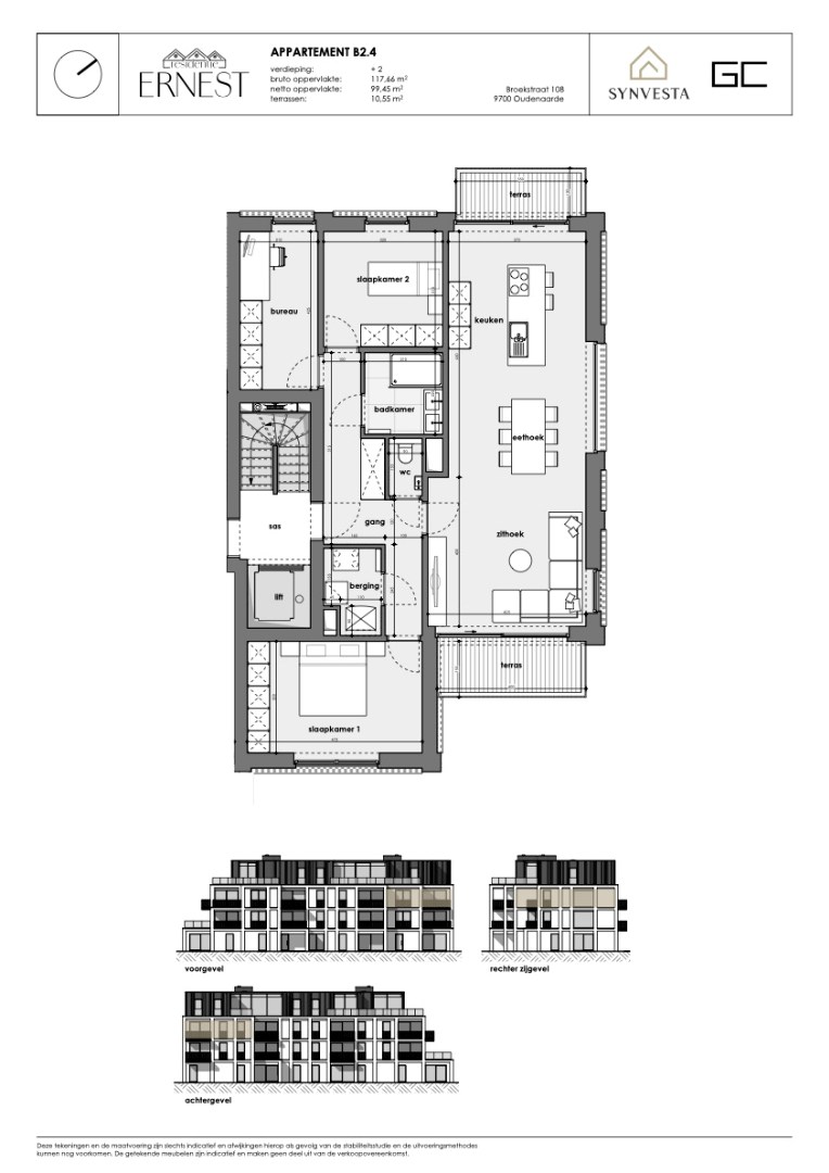 Apartment for sale in Oudenaarde with 2 bedrooms - photo 3