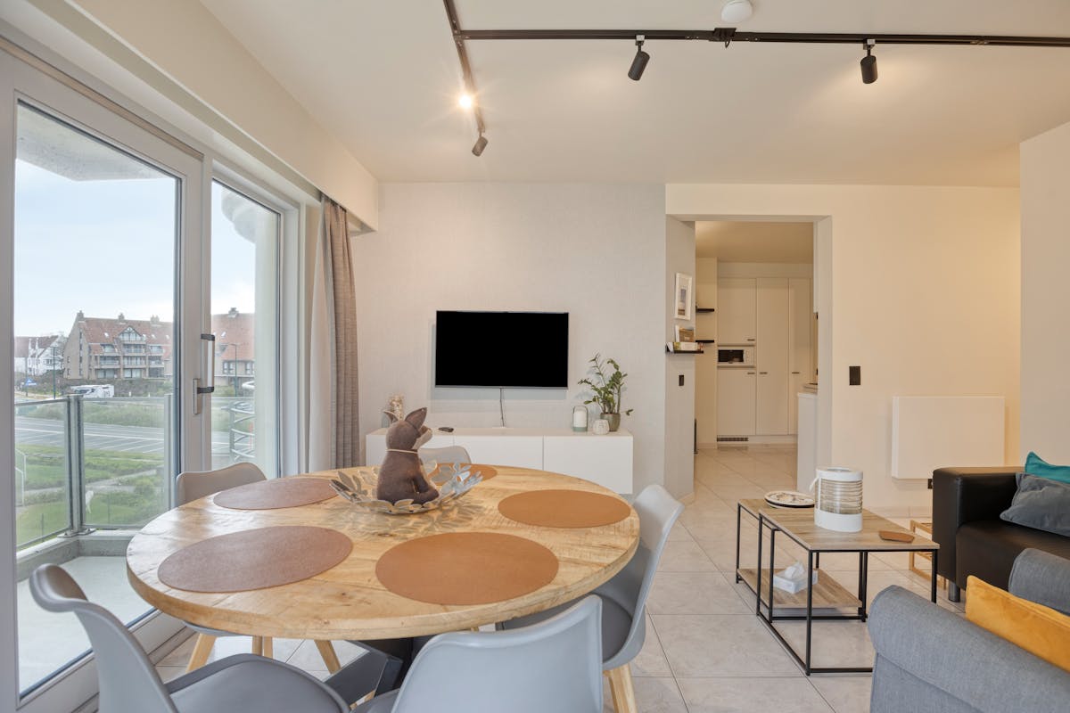 Appartement d'angle de 2 chambres avec vue sur la mer à La Panne - photo 4