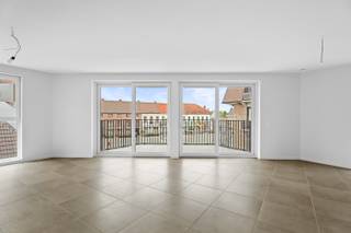 Luxueus en exclusief ecologisch appartement in het hartje van Aalter met een prachtig open zicht op de markt, gelegen in de kleinschalige...