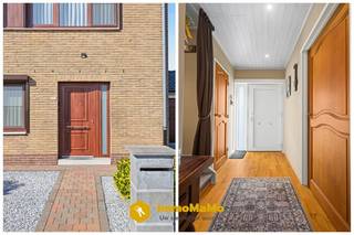 HALFOPEN BEBOUWING MET 4 SLAAPKAMERS, GARAGE EN MOOI UITZICHT OP DE VELDEN TE KOOP IN WACHTEBEKE!<br /><br />In de Merelstraat 22 te Wachtebeke vindt u deze gezellige halfopen bebouwing met 4 slaapkamers, garage en een mooi aangelegde tuin. De woning geniet vooraan van een aangenaam uitzicht op de omliggende velden en is bovendien voorzien van zonnepanelen. Met een EPC-label D geldt er geen renovatieverplichting.<br /><br />Troeven:<br />- Halfopen bebouwing<br />- 4 slaapkamers<br />- Garage<br />- Zonnepanelen<br />- EPC-label D (geen renovatieverplichting)<br />- Gezellig aangelegde tuin met terras<br />- Mooi zicht op de velden<br />- Doorgang achteraan de tuin<br /><br />Indeling:<br />Via de inkomhal bereikt u de lichtrijke leefruimte, die rechtstreeks toegang biedt tot zowel de keuken als de veranda. De veranda vormt een gezellige extra leefruimte met een mooi zicht op de aangelegde tuin. Op de eerste verdieping bevinden zich 4 slaapkamers en de badkamer. Buiten geniet u van een volledig aangelegde tuin met terras en een praktische doorgang achteraan.<br /><br />Interesse? Wij organiseren een bezoekdag op donderdag 27 augustus van 17u tot 19u.<br /><br /><strong>Let op: op voorhand verwittigen is verplicht.</strong><br />Bel 0492/97.47.00 of mail nathalie@immomamo.be