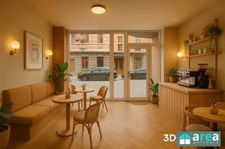<p><span>Op zoek naar de perfecte plek voor je zaak of investering?</span></p><p><span> </span></p><p><span>Op het Moorkensplein bevindt zich dit goed gelegen handelsgelijkvloers in een kleinschalig gebouw van 4 units, zonder lift. Het gaat om een op te frissen handelsgelijkvloers met extra bureauruimte op het 1ste verdiep. </span></p><p><span>De ligging is absoluut top: centraal gelegen in een bruisende woonwijk op het Moorkensplein, op een steenworp van verschillende leuke adresjes, het openbaar vervoer &amp; het Centraal Station. </span></p><p><span> </span></p><p><span>Een ideale opportuniteit voor wie zijn eerste zaak wil opstarten (kantoorruimte, bureau of als (groeps)praktijk en zoveel meer) of interessant wil investeren in een buurt in volle ontwikkeling. </span></p><p><span>TOPRENDEMENT!</span></p><p><span> </span></p><p><span>Grootste troeven:</span></p><p><span>-Centrale locatie in levendige buurt</span></p><p><span>-Goede zichtbaarheid (veel passage)</span></p><p><span>-Aparte meters voor nutsvoorzieningen</span></p><p><span>- Geen vaste kosten</span></p><p><span>- Eigen meters water/gas en elektriciteit</span></p><p><span>-Veel potentieel (volledig zelf in te richten en in te delen)</span></p><p><span> </span></p><p><span>(Huidige) indeling:</span></p><p><span>De oppervlakte van het gelijkvloers bedraagt 150m². Aan de voorzijde bevindt zich de eerste ruimte van 30m² (ideaal als onthaal of aparte ruimte met eigen inkom). Aansluitend bevindt zich een de volgende polyvalente ruimte (70m²), deze is tevens ook toegankelijk via de gemene inkomhal en geniet van 2 lichtkoepels. Achteraan bevindt zich een tussenkamer (15m²) met aansluitend het apart toilet alsook een keuken (samen 30m²). Via de trap bereik je de extra bureauruimte (25m²) op het eerste verdiep. Tevens is er een kelder inbegrepen van (50m²).</span></p><p><span> </span></p><p><span>Voor meer informatie kan u terecht bij Area Partners: Info@area.be of 03/284.60.60</span></p>