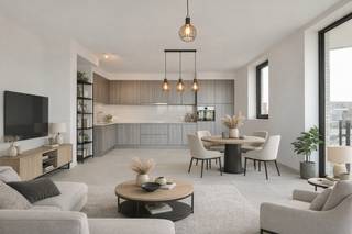 Te Oudenburg nieuw, prachtig, ruim en stijlvol 2-slaapkamer appartement, afgewerkt met een moderne en kwalitatieve visie. Het appartement bevind zich op de eerste verdieping. Geschilderd, moderne verlichting en gordijnen zijn voorzien. Instap klaar om er volledig tot rust te kunnen komen. Dankzij de centrale ligging vlakbij centrum, slager, bakkerij en winkels leef je hier in alle rust met alle dagelijkse voorzieningen binnen handbereik. Vlotte bereikbaarheid met Brugge en Oostende. Vele fietsmogelijkheden langs kanaal.<br />In het appartement bevindt zich een leefruimte met open keuken dat toegang tot het terras geeft. Verder een inkom met vestiaire kast, met badkamer met inloopdouche, apart toilet, 2 slaapkamers en berging. Kortom alle comfort aanwezig. Bij dit appartement is een ondergrondse berging en een bovengrondse staanplaats aanwezig.<br />Energiezuinig, verwarming met warmtepomp.<br />Onmiddellijk beschikbaar - maandelijkse huurprijs €920/ maand - gemeenschappelijke kosten €60,00/ maand - Ref. OU28345