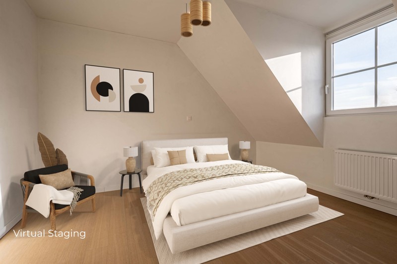 Jong, energiezuinig en modern tweeslaapkamer appartement met mooi terras op de tweede verdieping van residentie Aimé en André in hartje Waregem! - foto 4
