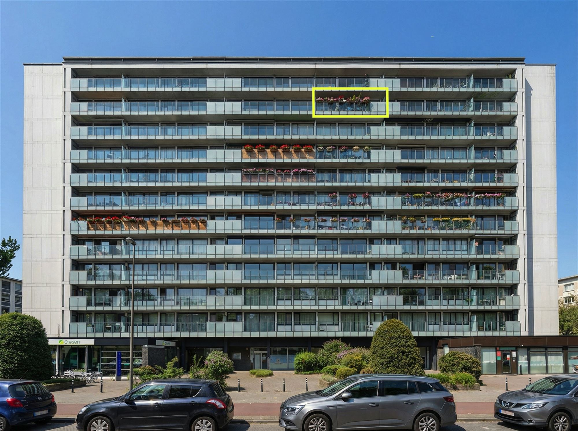 Appartement met 1 slpk op 11de verdieping. - foto 4