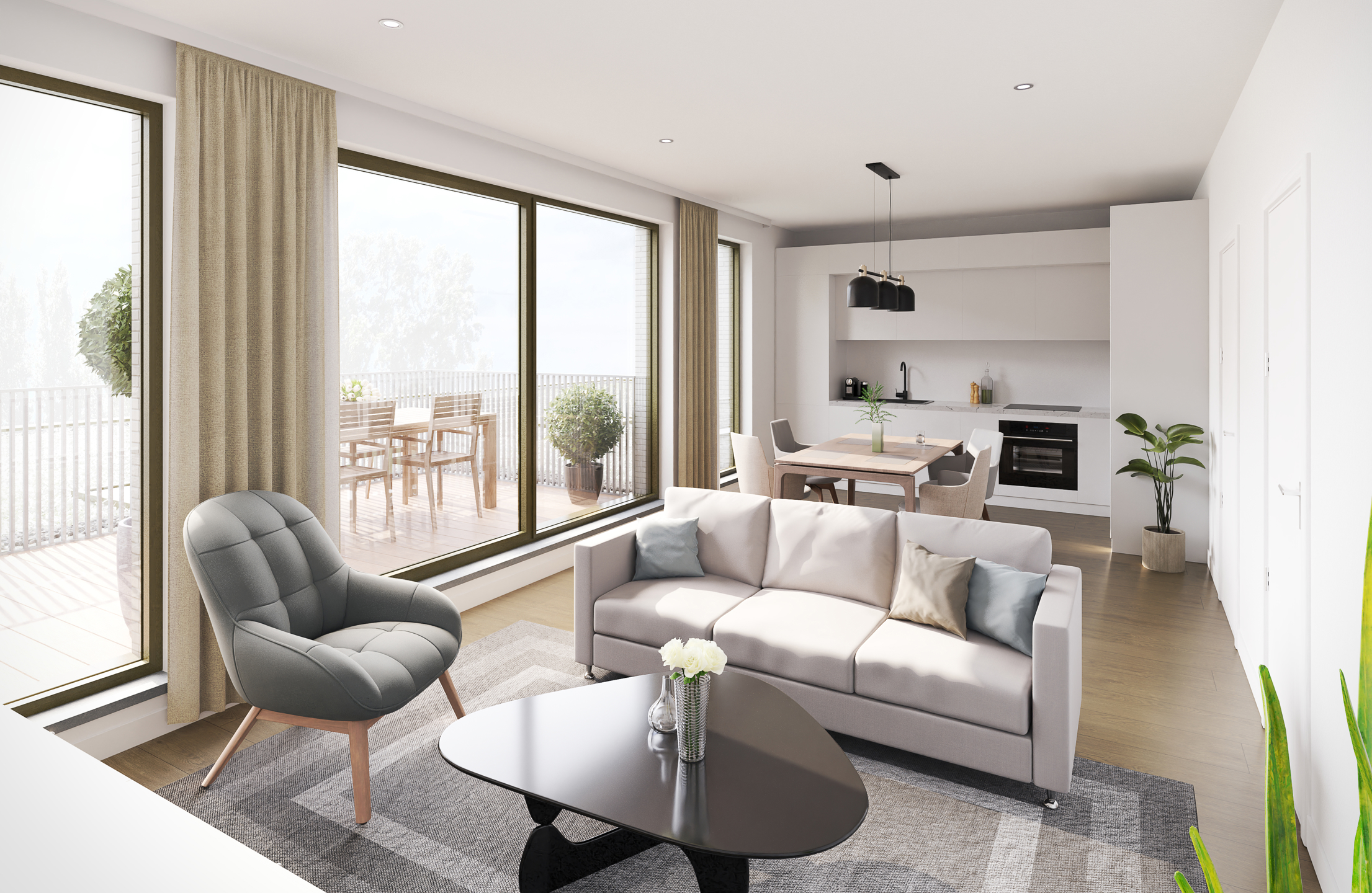 Appartement met 2 slaapkamers in het mooie Sledderlo, Genk. - foto 4