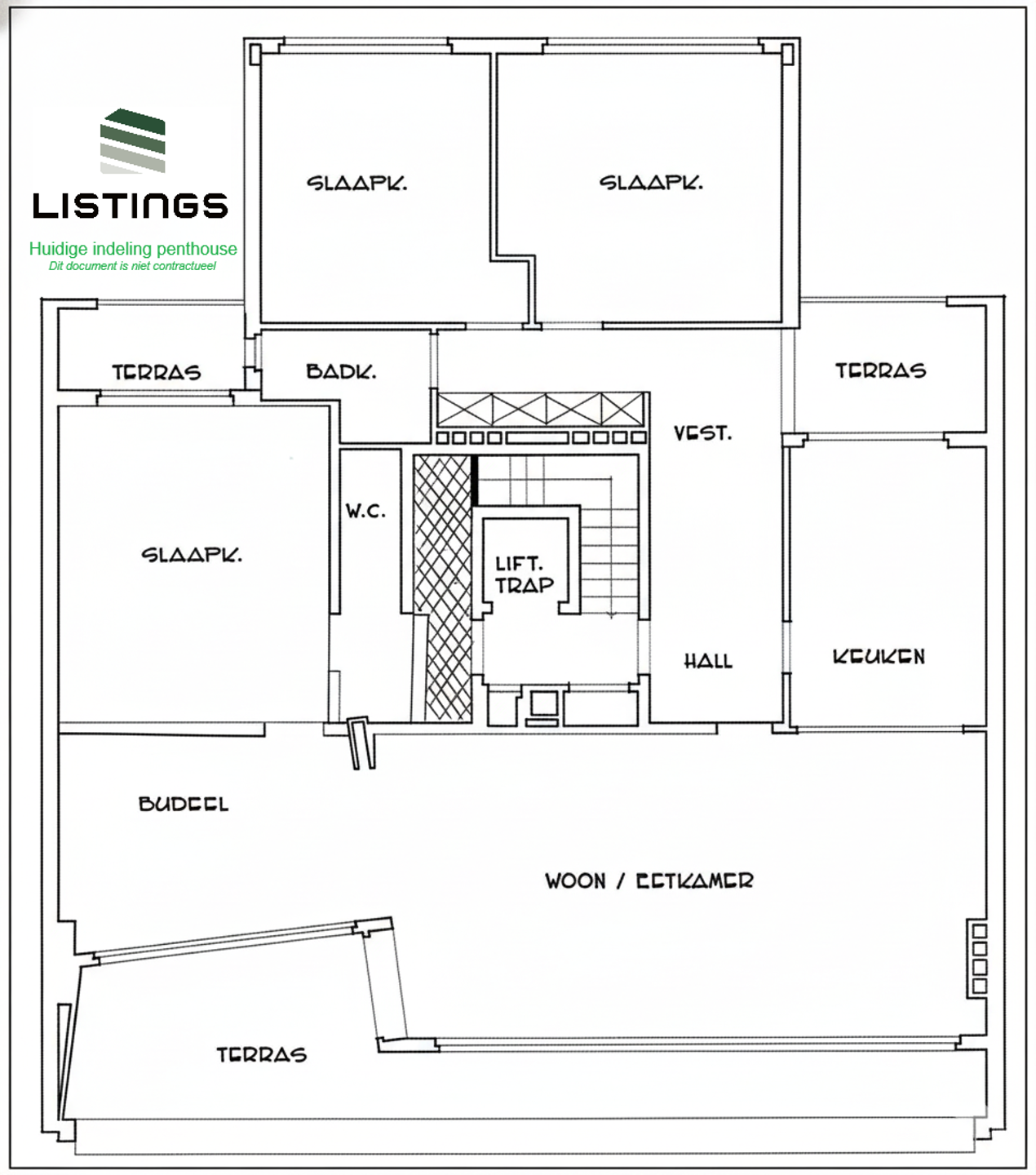 Penthouse met prachtig terras in de gegeerde Pulhofwijk. - foto 2