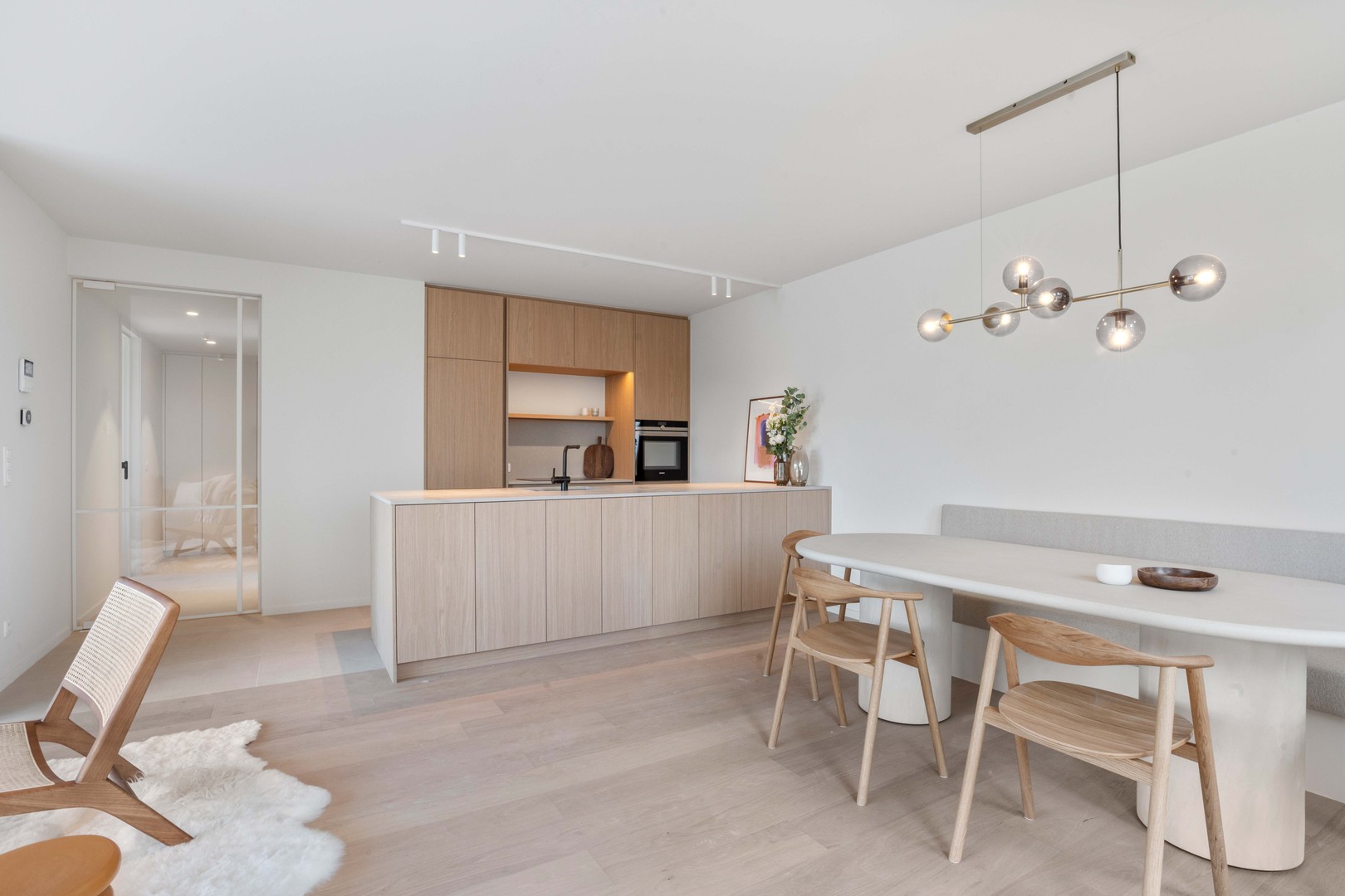 Gelijkvloers appartement met hoogstaande afwerkingen en energiezuinig karakter in nieuwbouwresidentie Aquilo - foto 5