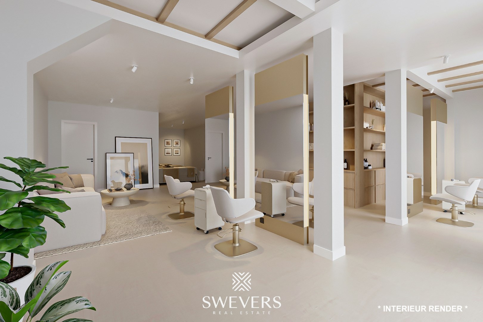 Duplex-appartement met handelsruimte, terras en tuin op toplocatie Riemst - foto 3