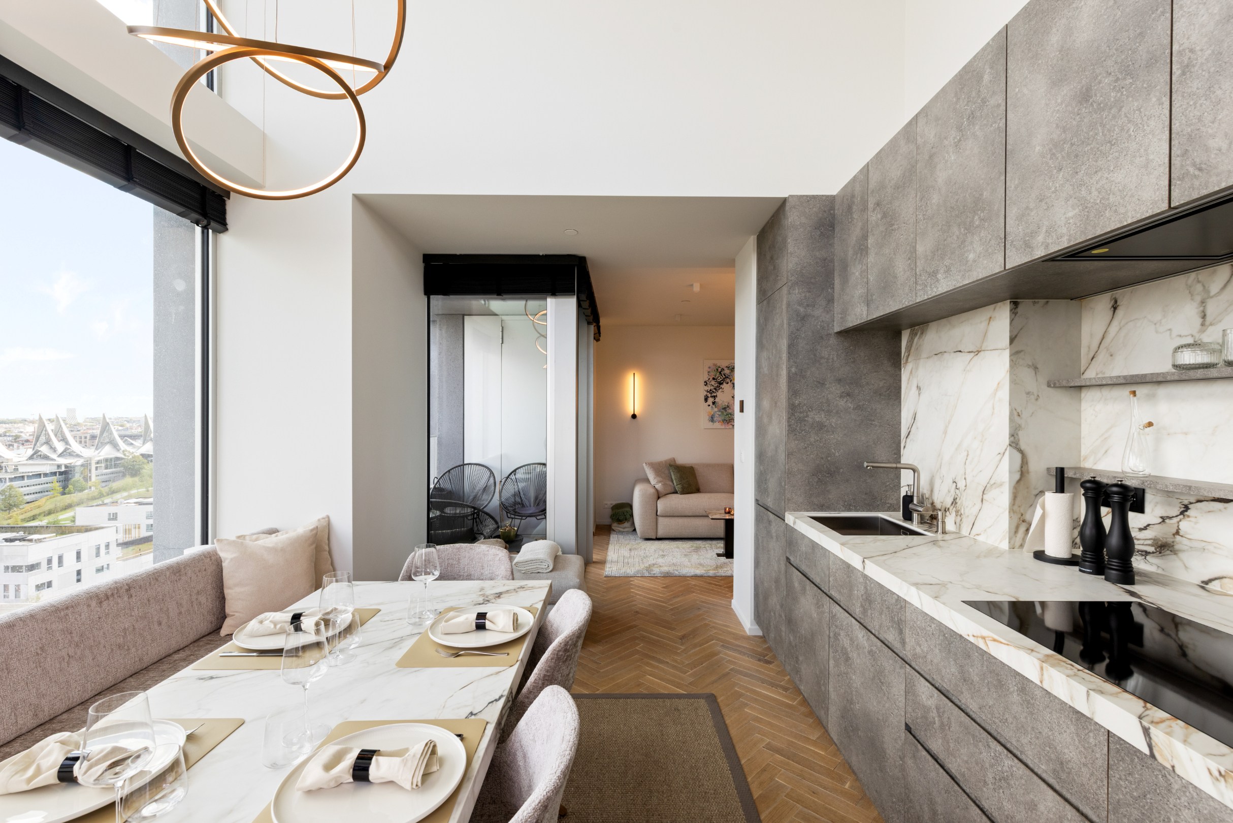 Exclusief lichtrijk Appartement met Panoramisch Zicht op Nieuw Zuid - foto 4