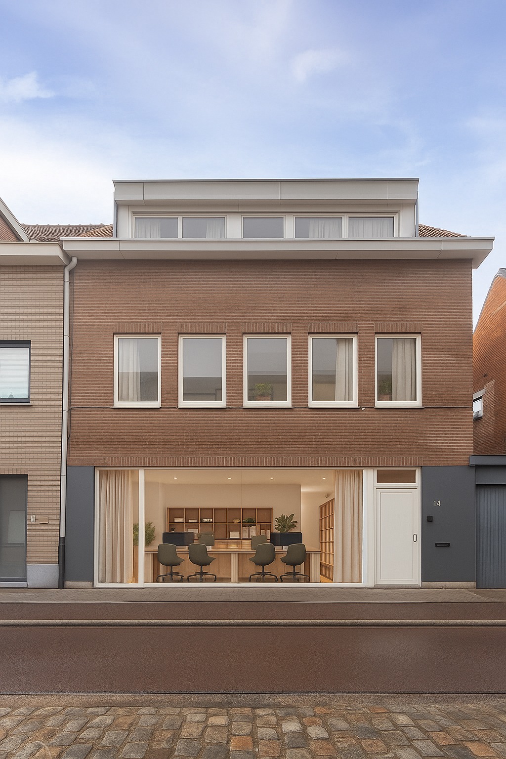 Centraal gelegen handelspand met 4-slaapkamer appartement - foto 2