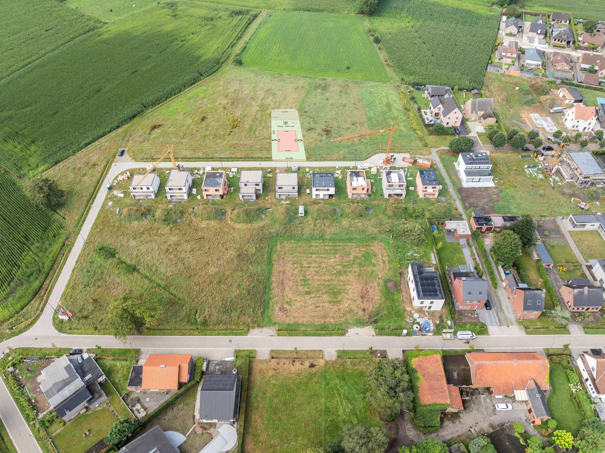 Bouwgrond voor open bebouwing op 645m² - foto 5