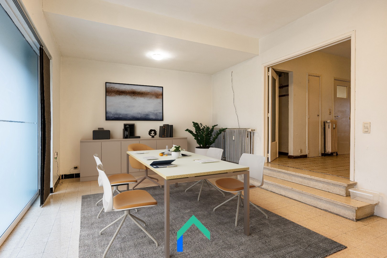 Kantoor- of handelsruimte met appartement op toplocatie in Gent - foto 3