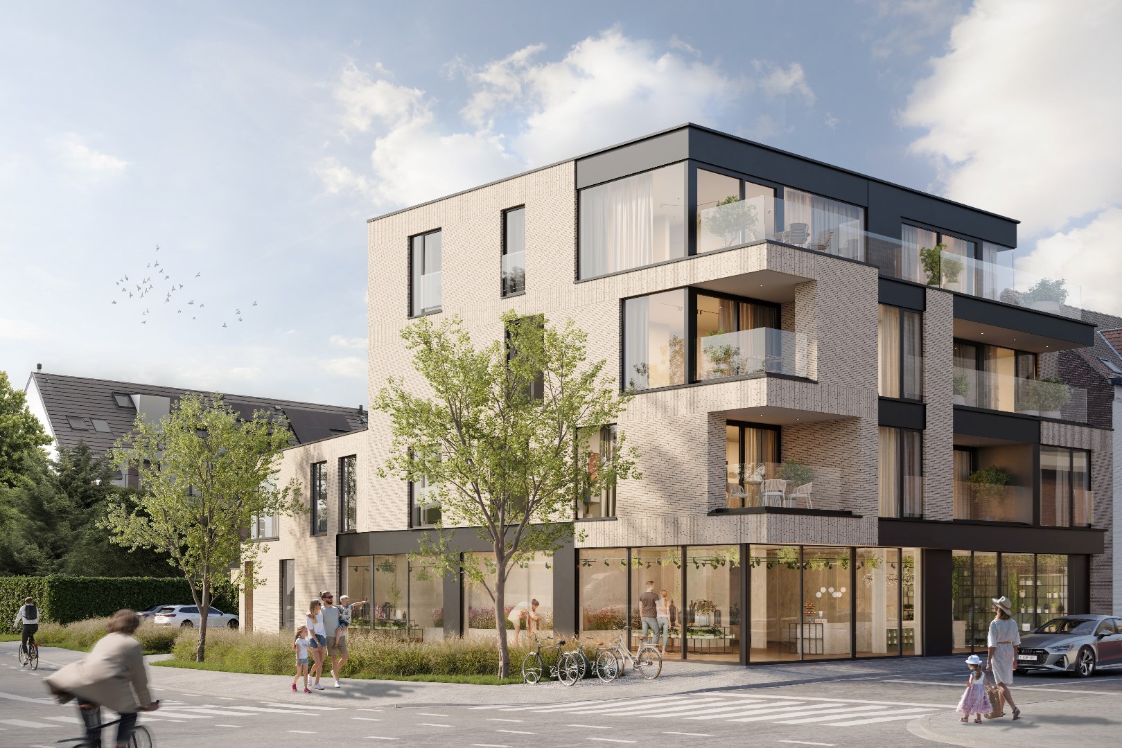 Gelijkvloerse handelsruimte van 159 m² met terras in het centrum van Waregem - foto 2