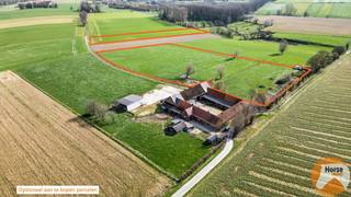 EERSTE BEZOEKDAG WOENSDAG 15 APRIL 2026 VAN 16u30 TOT 19u (ENKEL OP AFSPRAAK!!)MAARKEDAL - Vierkantshoeve op 1,7HA met optie tot bijkopen...