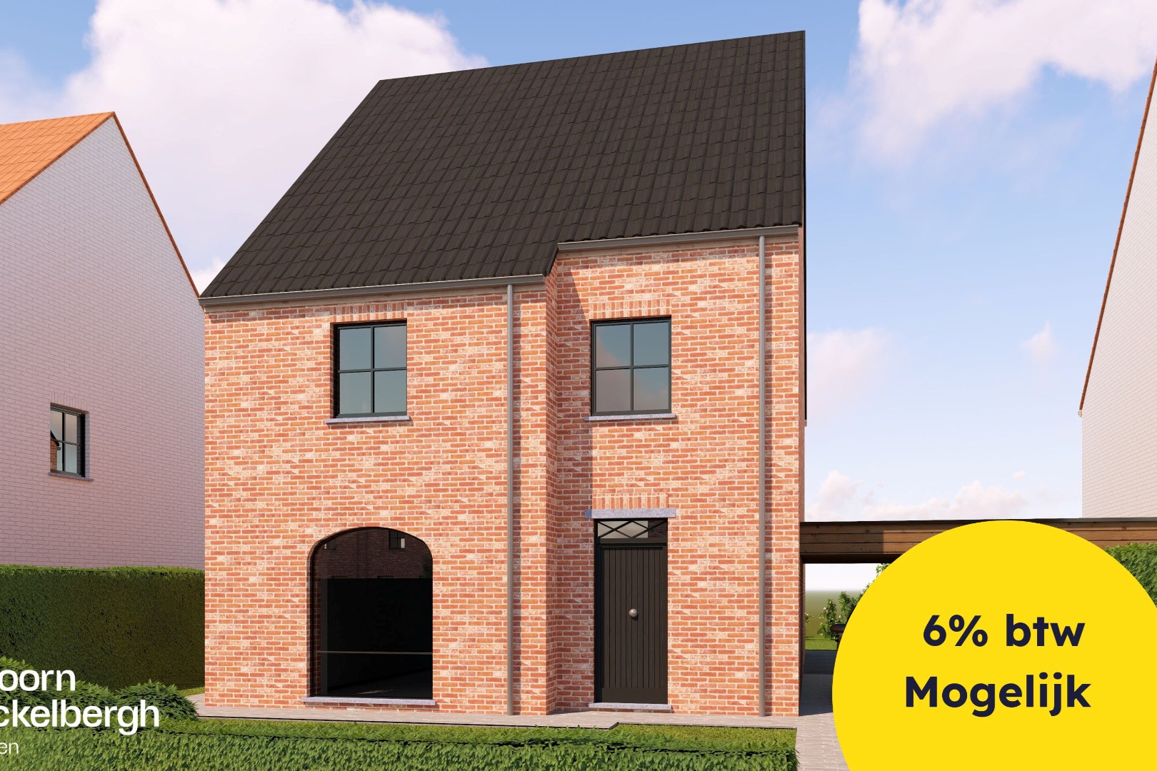 Nieuwbouwvilla in residentiële buurt nabij het centrum van Gistel - foto 1