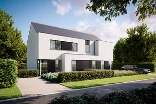 ENERGIEZUINIG WONEN - VASTE PRIJS - ALL IN AFWERKING OP MAAT! In Gits (deelgemeente van Hooglede) bouwen wij in een rustig gelegen nieuwbouwwijk 6 woningen. Deze halfopen woning (LOT 9) is gelegen op een perceel van 378m2. De woning is voorzien van een doordachte planindeling met veel lichtinval en een optimale ruimtebenutting. Op het gelijkvloers is er een inkom met gastentoilet, een ruime leefruimte met open keuken en een praktische was/bergplaats. Op de eerste verdieping bevinden zich 3 slaapkamers, een dressing en een badkamer met bad+inloopdouche. De praktische zolder is bereikbaar met een uitschuifbare zoldertrap. In deze VASTE PRIJS zijn alle energiezuinige technieken (warmtepomp, zonnepanelen, ventilatie D, vloerverwarming op beide verdiepingen,...) én ruime afwerkingsbudgetten (keuken, badkamer, vloeren, deuren,...) inbegrepen! Zie jij jezelf hier wonen? Bel Ewout op 0497 588 888 of mail naar contact@huysmanbouw.be voor meer informatie. Meer info over het project op huysmanbouw.be
