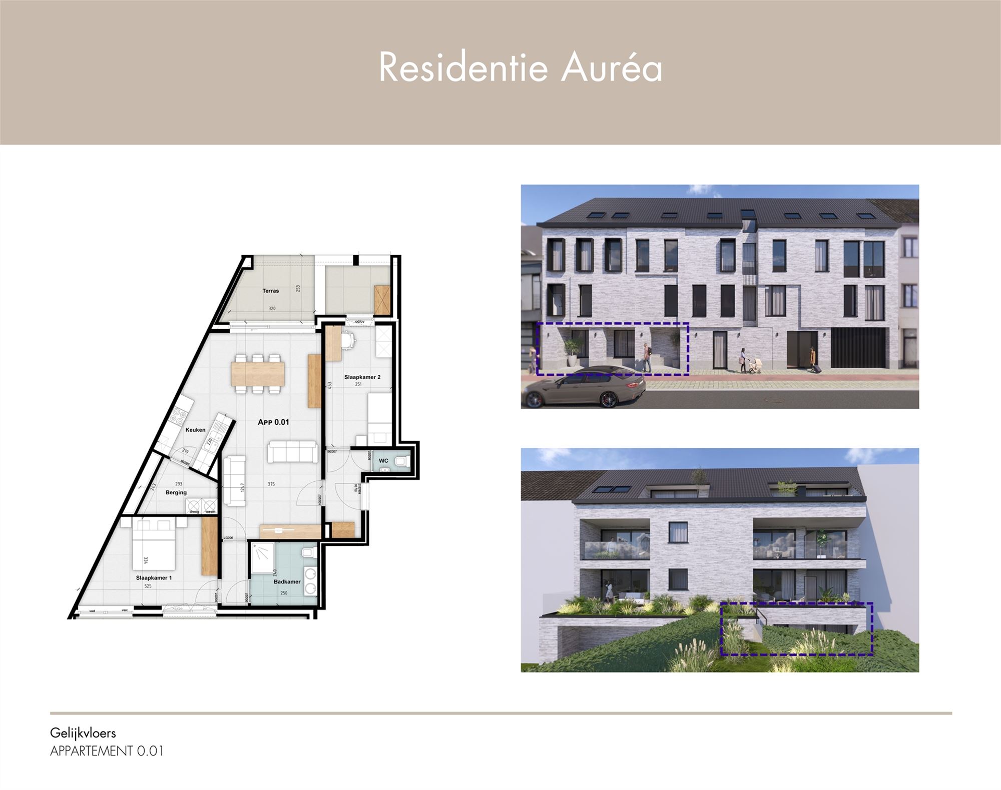 Gelijkvloersappartement 2 slpk met alle comfort - foto 1